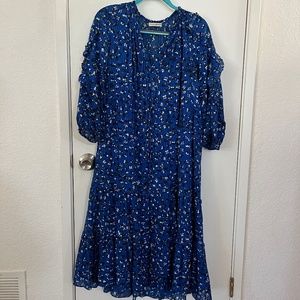 Ulla Johnson Cotton Silk 3/4 Sleeve Dress - Size 6
